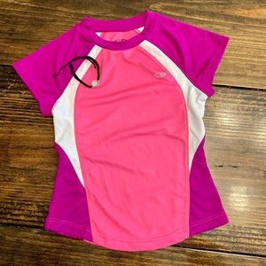 Champion Little Girls Active Pink/Purple Top (XS)